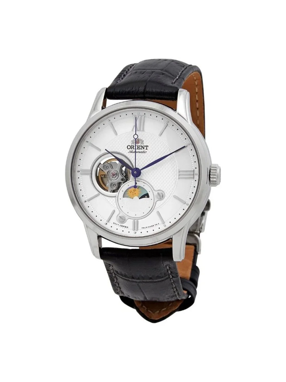 NWT Orient Sun & Moon Automatic Silver Dial Men's Watch